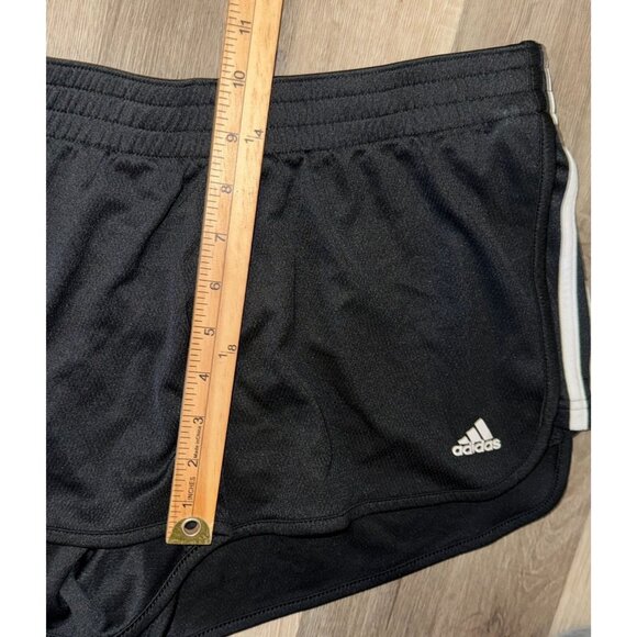 Adidas Womens Climalite Black Running Shorts Size L Polyester - Picture 6 of 6